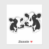 Bessie en Nellie, de Koeien Sticker (Vel)