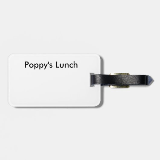 Bessie het label van de Koe Bagagelabel (Achterkant horizontaal)