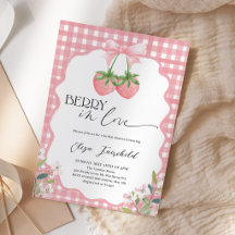 Bessie in Love Aardbeien Bruiloft Borrel