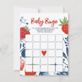 Bessie Lekkere Baby Bingo Kaart (Voorkant)