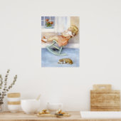 Bessie Pease Guttman Schattig Klein Meisje Poster (Keuken)