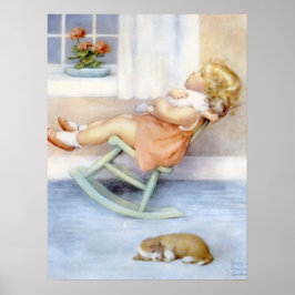 Bessie Pease Guttman Schattig Klein Meisje Poster