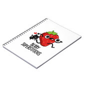 Bessie Superstitieus Grappige Fruitgrap Notitieboek (Linkerzijde)
