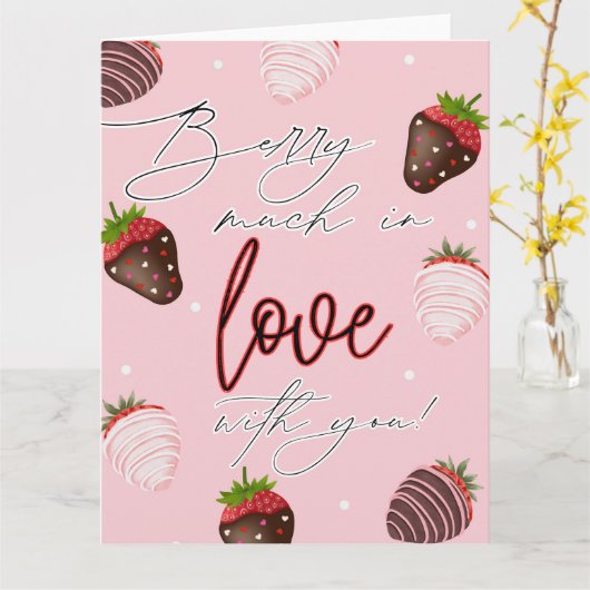 Bessie veel in liefde, Valentijnsdag Groet  Kaart (Gele Bloem)