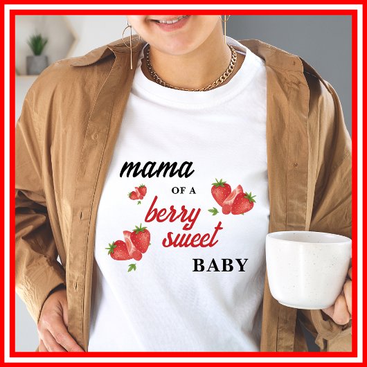 Bessie Zoet | Strawberry Mama T-shirt