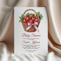 Bessie Zoete Aardbei Baby Shower