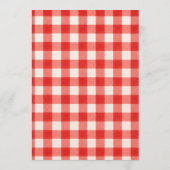 Bessie Zoete Aardbei Baby Shower Kaart (Achterkant)