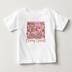 Bessie Zoete Aardbei Tuin Aquarel Bloemstuk
