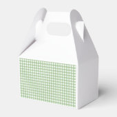 Bessie Zoete Baby Shower Gingham Bedankdoosjes (Achterkant)