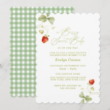 Bessie Zoete Baby Shower Gingham Cottagecore
