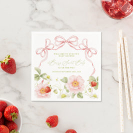 Bessie Zoete Baby Shower Gingham Servet