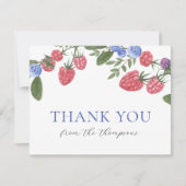 Bessie Zoete Zomerbessen Shower Bedankt (Voorkant)