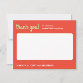 Besspeciale aardbei-verjaardag bedankkaart