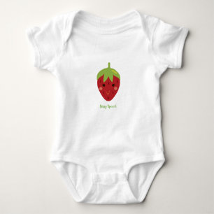 Besspeciale glimlachende aardbei romper