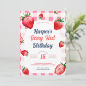 Bessy Eerste Uitnodiging (Staand voorkant)