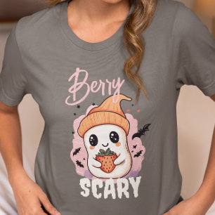 Bessy Enge Cute Geest met Aardbei Tri-Blend Shirt