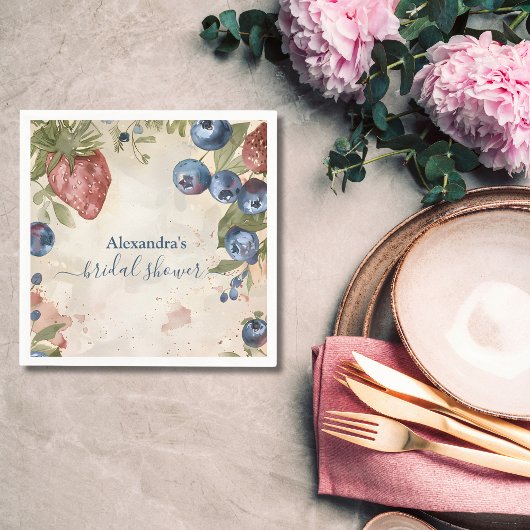 Bessy Zoete Aardbei Bruidsdiner Servet