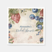 Bessy Zoete Aardbei Bruidsfeestje Servet (Voorkant)