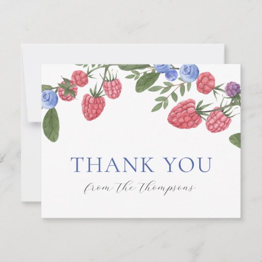 Bessy Zomer Bessen Shower Bedankt (Voorkant)