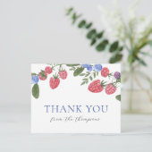 Bessy Zomerbesjes Dank Je Bedankkaart (Staand voorkant)