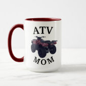 Best 4 Wheeler "ATV MOM" ooit! Moederdag Mok (Links)