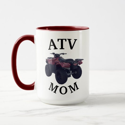 Best 4 Wheeler "ATV MOM" ooit! Moederdag Mok (Links)