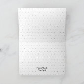 Best aanpassen Logo tekst gevouwen dank u kaarten (Binnen)