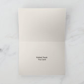 Best aanpassen Logo tekst gevouwen dank u kaarten (Binnen)