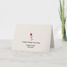 Best aanpassen Logo tekst gevouwen dank u kaarten