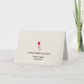 Best aanpassen Logo tekst gevouwen dank u kaarten (Voorkant)