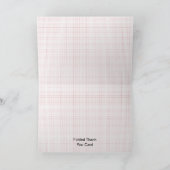 Best aanpassen Logo tekst gevouwen dank u kaarten (Binnen)