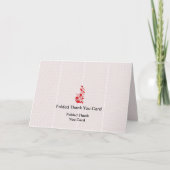 Best aanpassen Logo tekst gevouwen dank u kaarten (Voorkant)