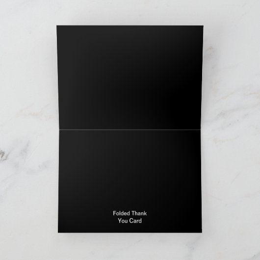 Best aanpassen Logo tekst gevouwen dank u kaarten (Binnen)