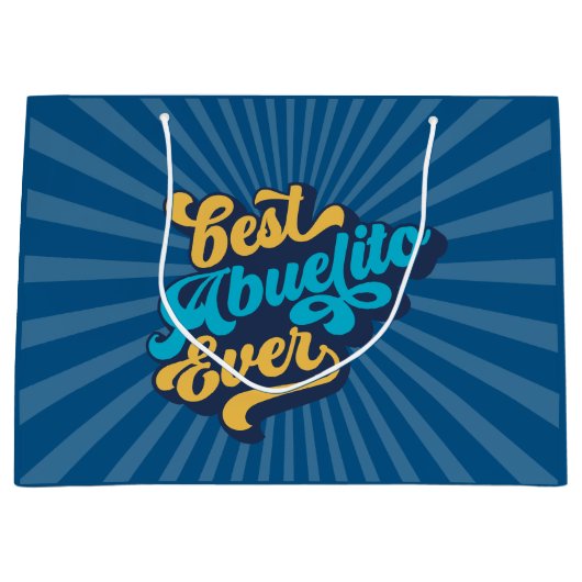 Best Abuelito Ever Vaderdag Groot Cadeauzakje (Voorkant)