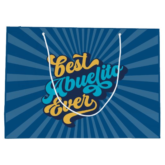 Best Abuelito Ever Vaderdag Groot Cadeauzakje (Achterkant)