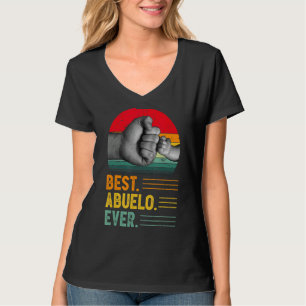 Best Abuelo Ever Mannen  Retro Decor Grandpa T-shirt