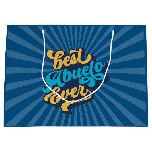 Best Abuelo Ever Vaderdag Groot Cadeauzakje (Voorkant)
