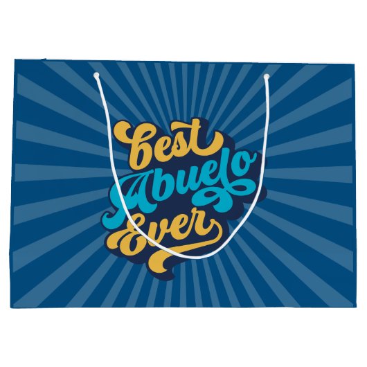 Best Abuelo Ever Vaderdag Groot Cadeauzakje (Achterkant)