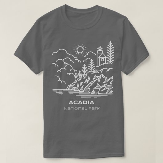 Best Acadia National Park Hike T-shirt (Design voorkant)