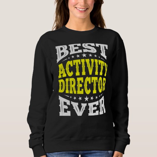 Best Activity Director voor elke professionele wee Trui (Voorkant)