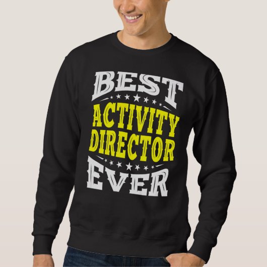 Best Activity Director voor elke professionele wee Trui (Voorkant)