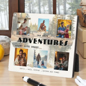 Best Adventures Start With Daddy Photo Plaque Fotoplaat