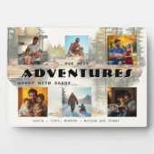 Best Adventures Start With Daddy Photo Plaque Fotoplaat (voorkant)