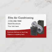 Best Air Conditioning Service Business Cars Visitekaartje (Voorkant)