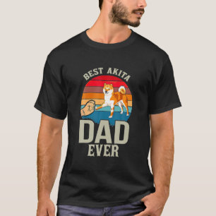 Best Akita Dad over Hondenliefhebber Gifts Pet Own T-shirt