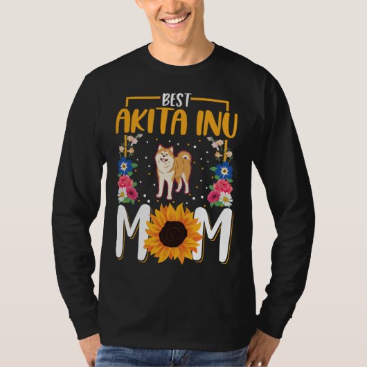 Best Akita Inu Mom Ever  1 T-shirt (Voorkant)