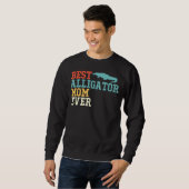 Best Alligator Mam ooit Retro Trui (Voorkant volledig)