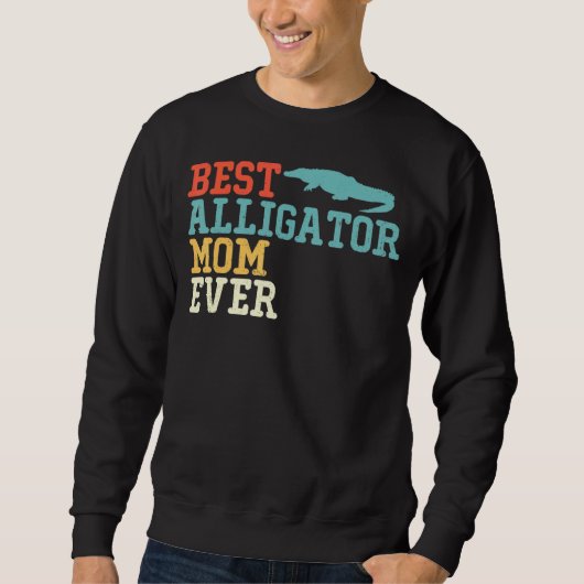 Best Alligator Mam ooit Retro Trui (Voorkant)