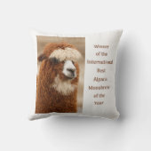 Best Alpaca Monobrow Kussen (Achterkant)