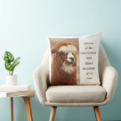 Best Alpaca Monobrow Kussen (Stoel)